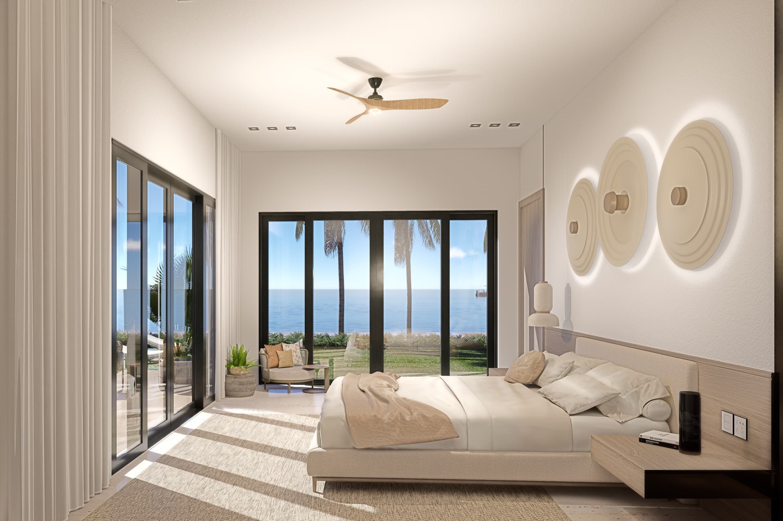 Ground-floor bedroom.